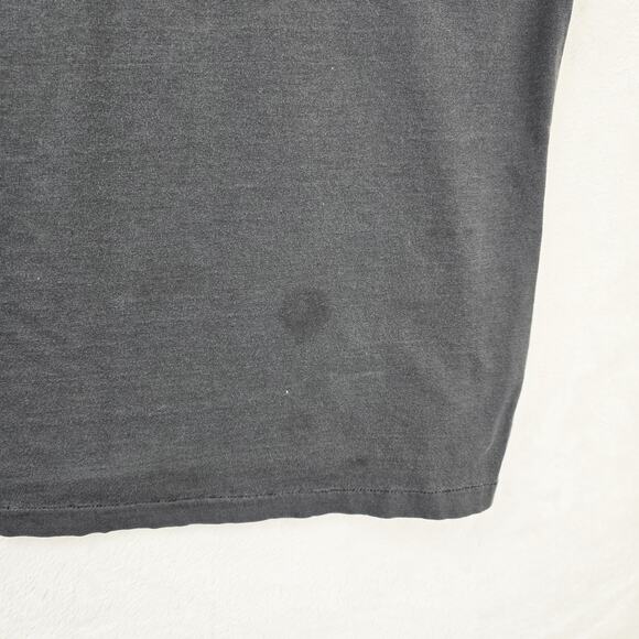 Vintage Nascar Bill Elliott Shirt XL Black Faded Stained Racing 90s Budweiser - Picture 12 of 14